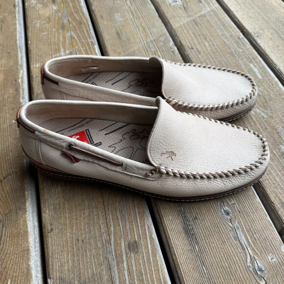 EUC Fluchos Premium Leather Cream Slip on Loafers in Men's 45 / US 12 - Picture 2 of 12